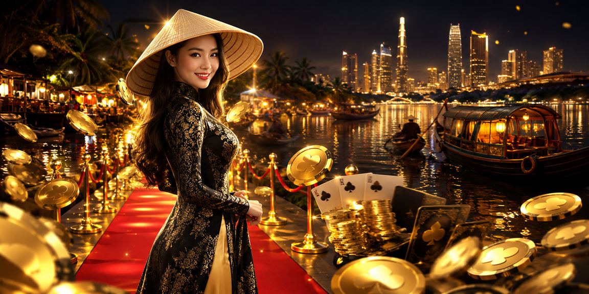 Người chơi bài truyền thống tại vùng đồng bằng sông Cửu Long với nón lá